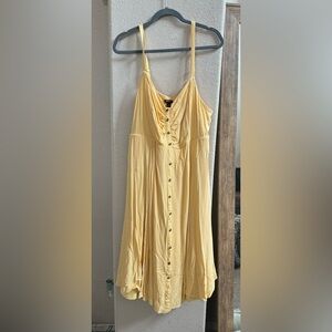 TORRID yellow sundress size 2